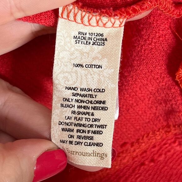 Soft Surroundings | Bright Pink 100% Cotton Open Front Cardigan Size Small - Picture 6 of 6